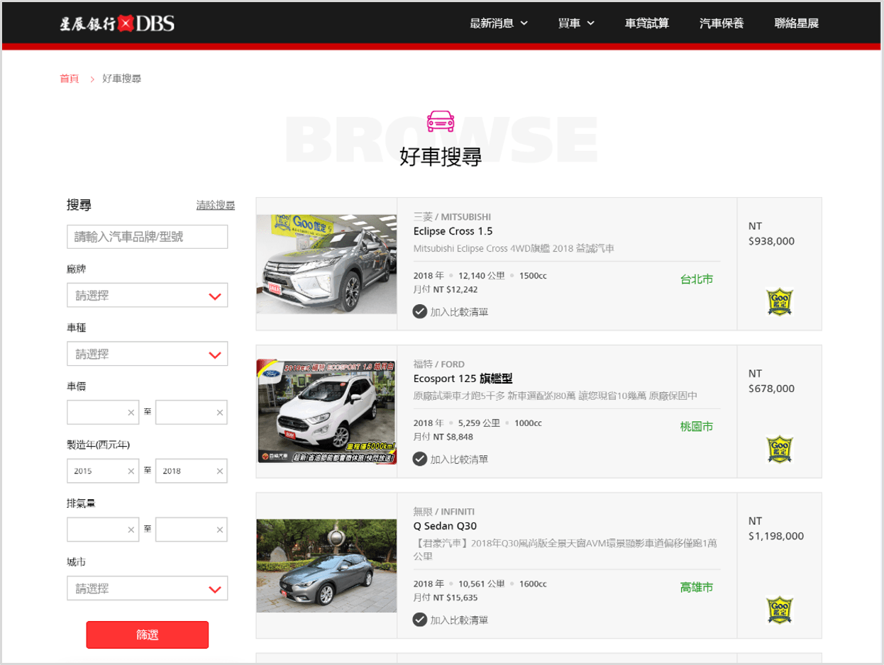 Dbs 新車還是二手車 車貸 車款怎麼看 新手買車前一定要知道的5件事