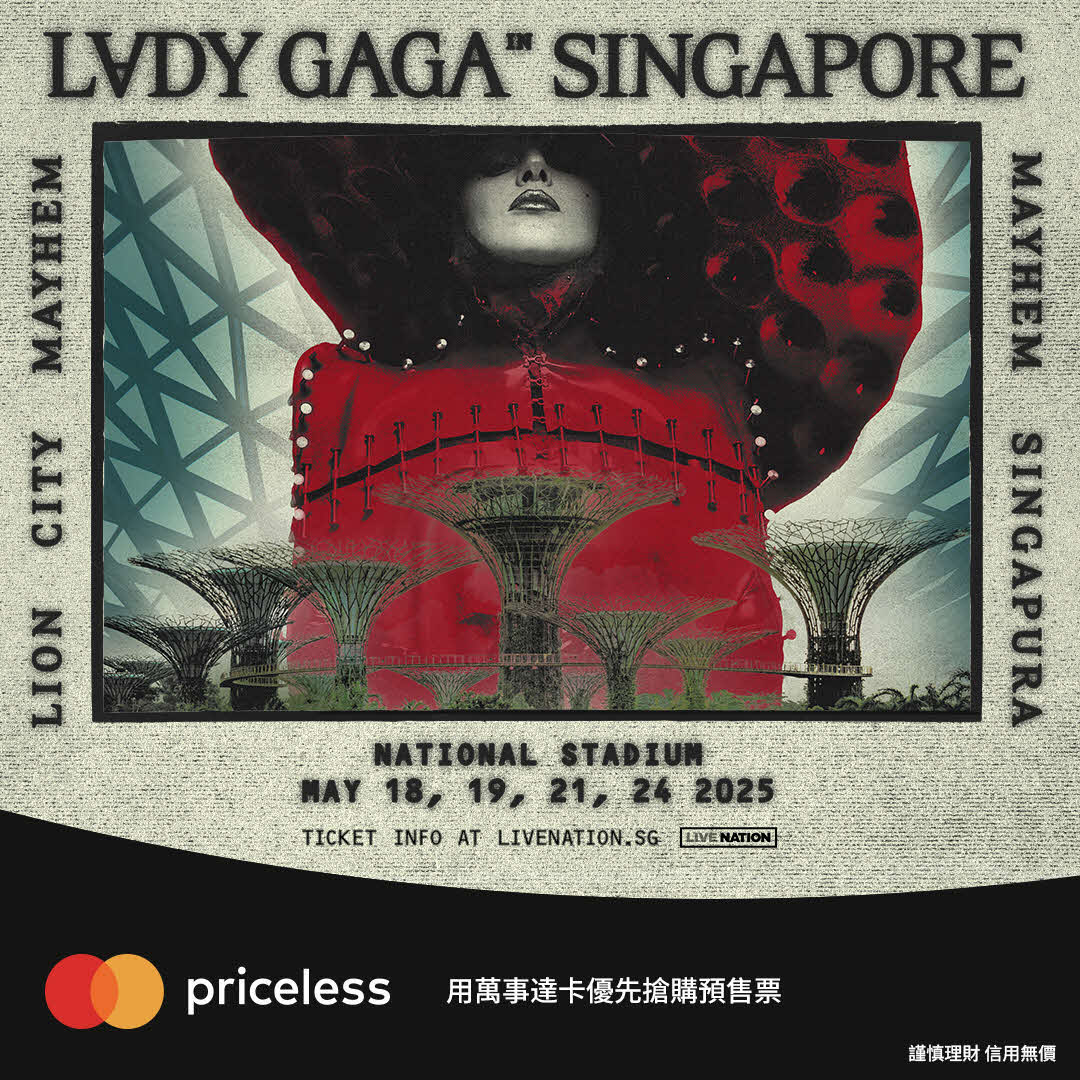 Lady Gaga in Singapore